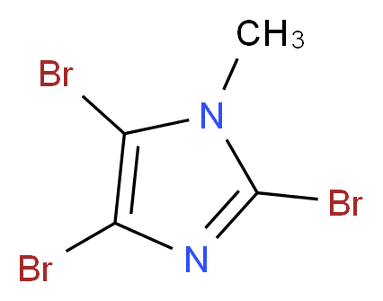 2,4,5-tribromo-1-methylimidazole_分子结构_CAS_1003-91-4)