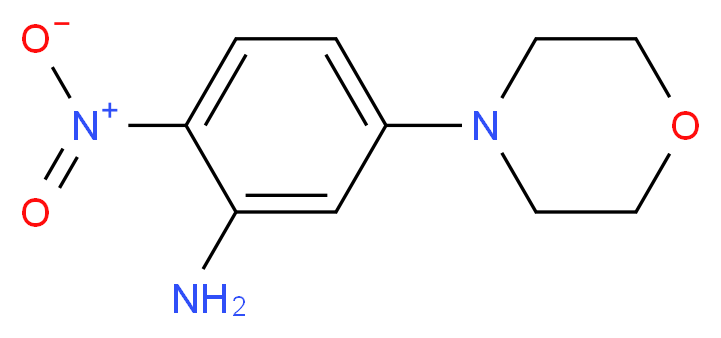 5-Morpholino-2-nitroaniline_分子结构_CAS_54998-00-4)