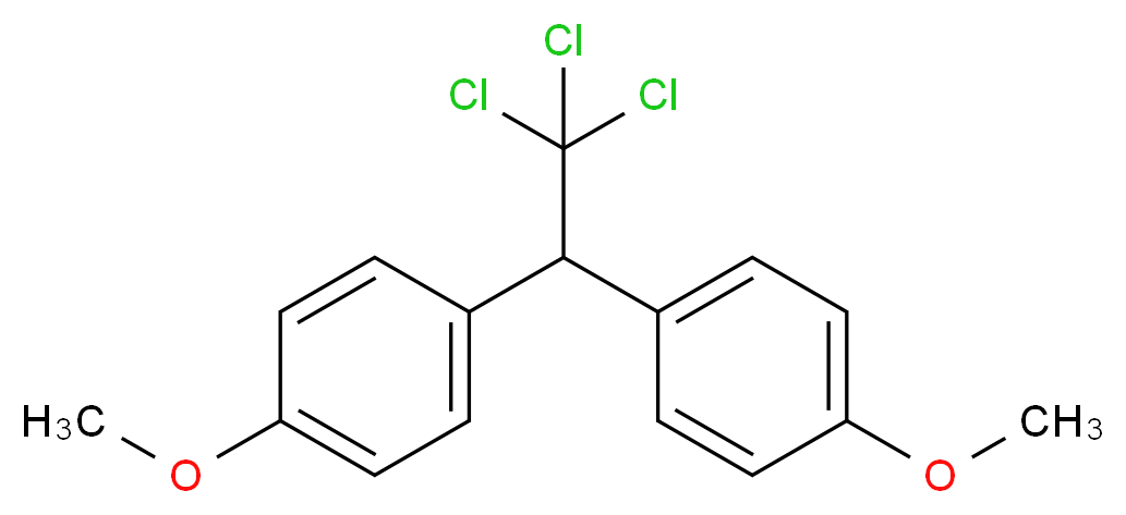 甲氧氯 溶液_分子结构_CAS_72-43-5)