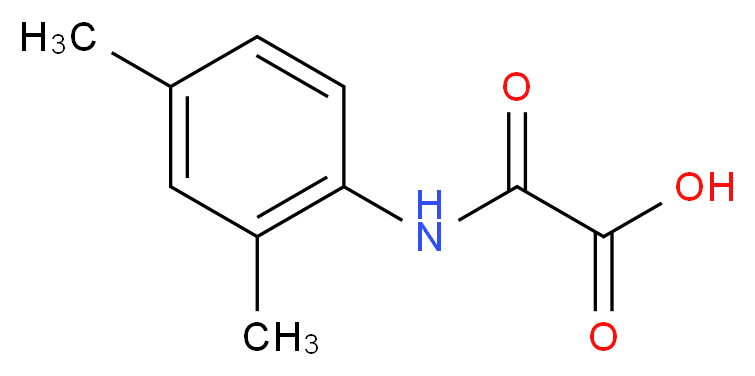 [(2,4-Dimethylphenyl)amino](oxo)acetic acid_分子结构_CAS_856336-39-5)