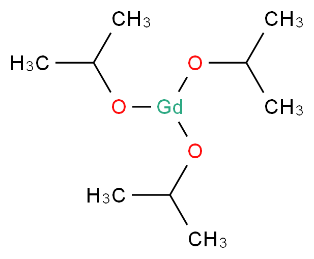 tris(propan-2-yloxy)gadolinium_分子结构_CAS_14532-05-9