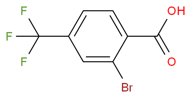 2-Bromo-4-(trifluoromethyl)benzoic acid_分子结构_CAS_328-89-2)