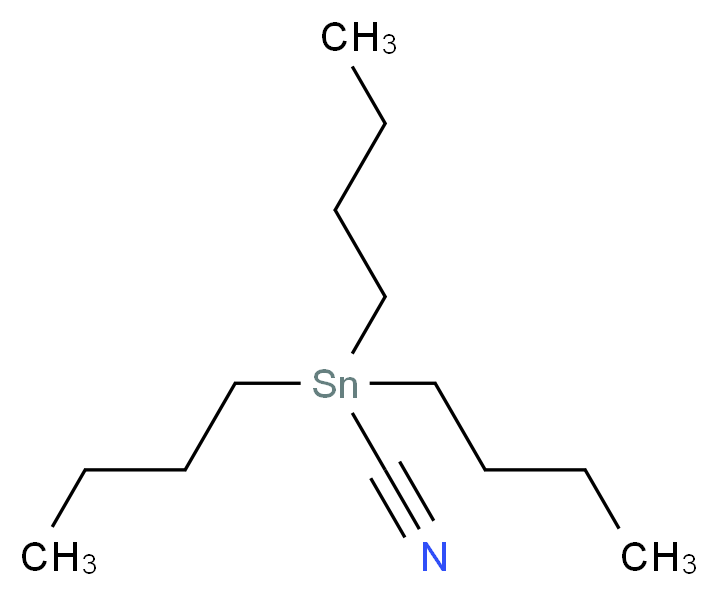 三正丁基锡氰化物_分子结构_CAS_2179-92-2)
