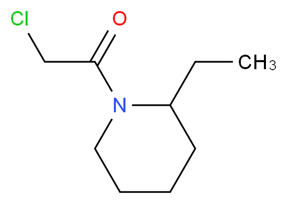1-(chloroacetyl)-2-ethylpiperidine_分子结构_CAS_76395-72-7)