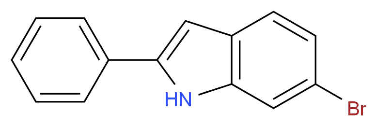 6-Bromo-2-phenyl-1H-indole_分子结构_CAS_77185-71-8)