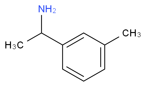 1-(3-methylphenyl)ethan-1-amine_分子结构_CAS_70138-19-1