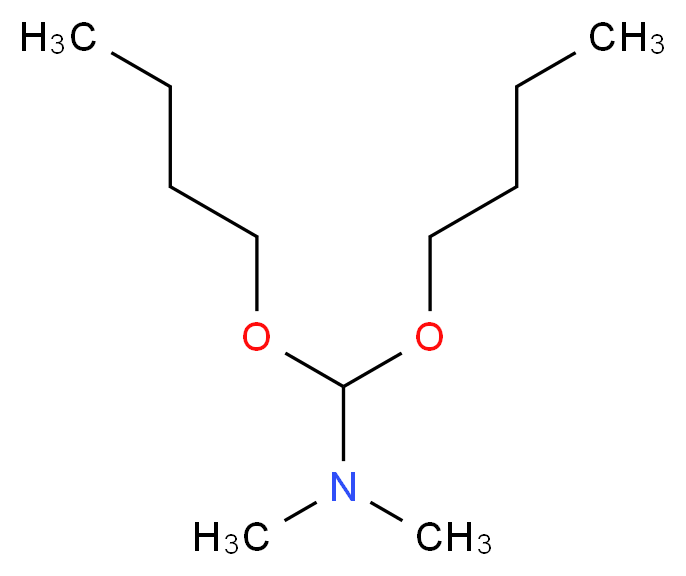 (dibutoxymethyl)dimethylamine_分子结构_CAS_18503-90-7