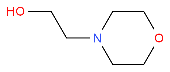 2-(morpholin-4-yl)ethan-1-ol_分子结构_CAS_622-40-2