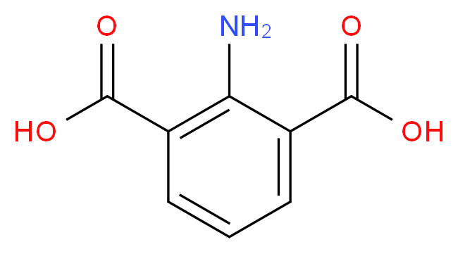 2-aminobenzene-1,3-dicarboxylic acid_分子结构_CAS_39622-79-2