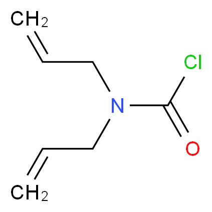 N,N-bis(prop-2-en-1-yl)carbamoyl chloride_分子结构_CAS_25761-72-2