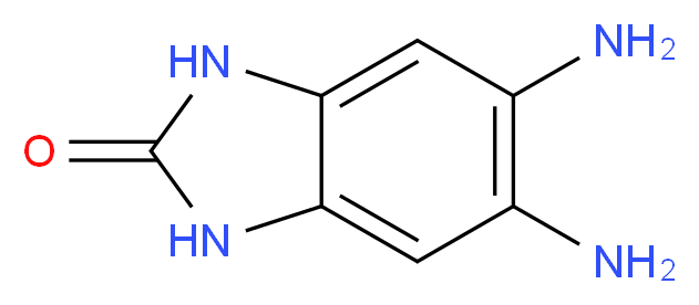 5,6-diamino-2,3-dihydro-1H-1,3-benzodiazol-2-one_分子结构_CAS_42815-81-6