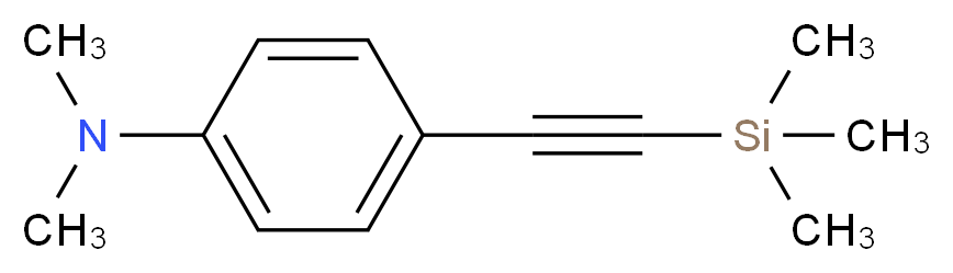 N,N-dimethyl-4-[2-(trimethylsilyl)ethynyl]aniline_分子结构_CAS_40230-97-5