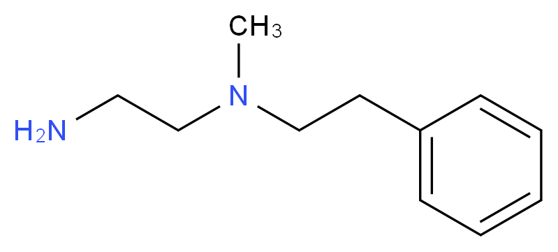 (2-aminoethyl)(methyl)(2-phenylethyl)amine_分子结构_CAS_1629-33-0