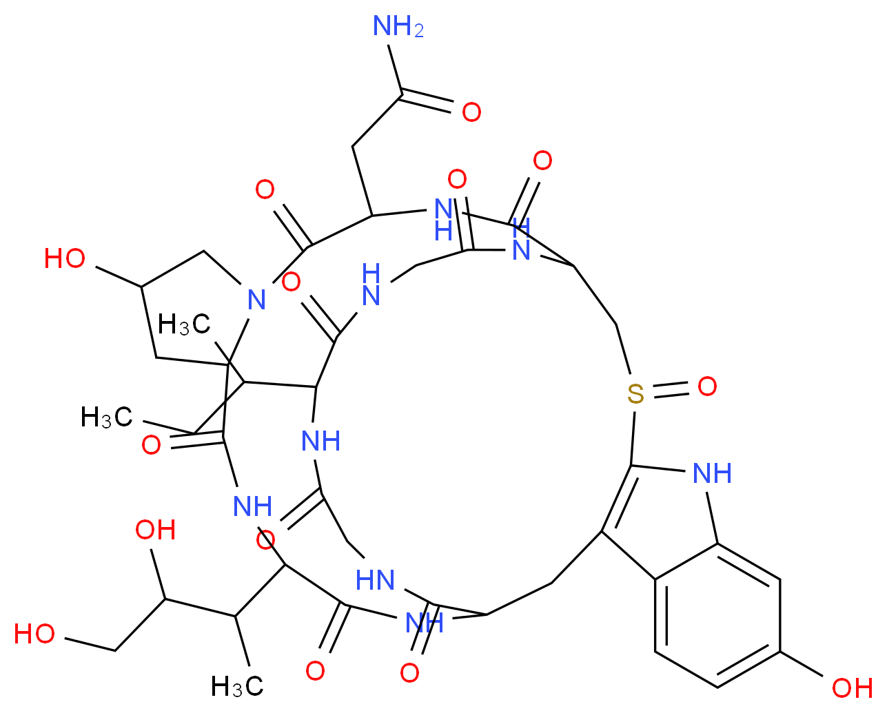 α-Amanitin_分子结构_CAS_23109-05-9)