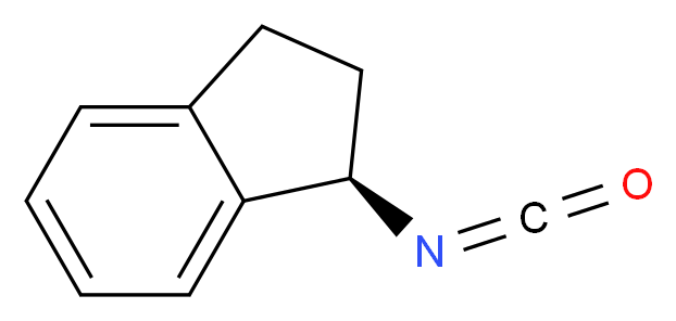 (1R)-1-isocyanato-2,3-dihydro-1H-indene_分子结构_CAS_745783-80-6