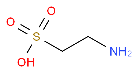 2-aminoethane-1-sulfonic acid_分子结构_CAS_107-35-7