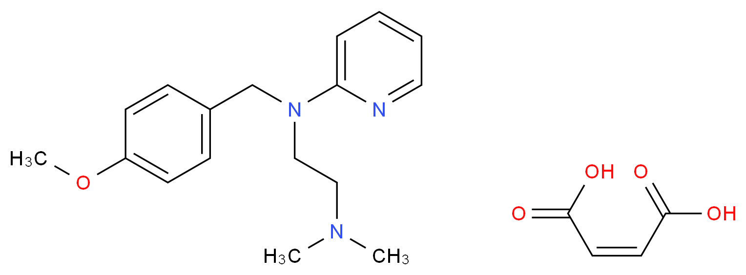 Pyrilamine maleate salt_分子结构_CAS_59-33-6)