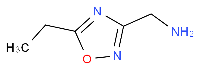 1-(5-ethyl-1,2,4-oxadiazol-3-yl)methanamine_分子结构_CAS_889939-69-9)
