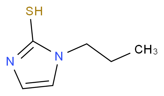 1-propyl-1H-imidazole-2-thiol_分子结构_CAS_10583-84-3)