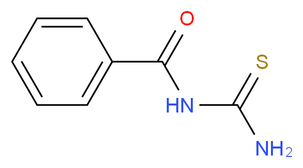 N-(Carbamothioyl)benzamide_分子结构_CAS_614-23-3)