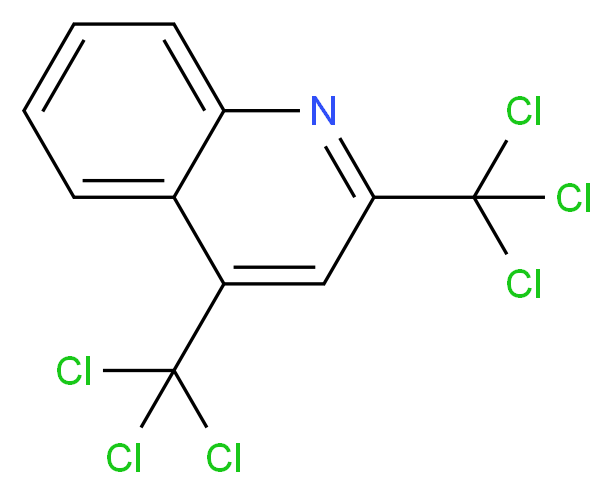 2,4-BIS(TRICHLOROMETHYL)QUINOLINE_分子结构_CAS_203506-37-0)