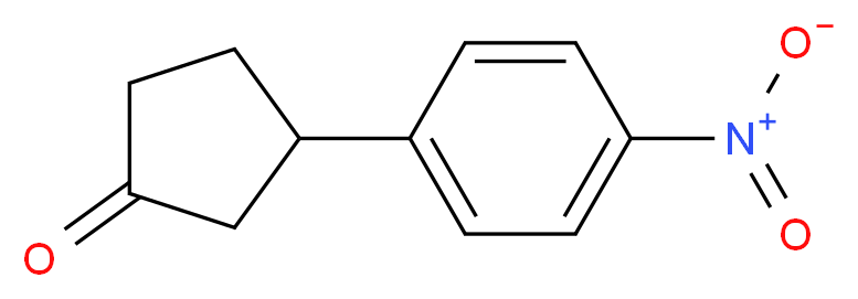 3-(4-NITROPHENYL)CYCLOPENTANONE_分子结构_CAS_1060803-22-6)