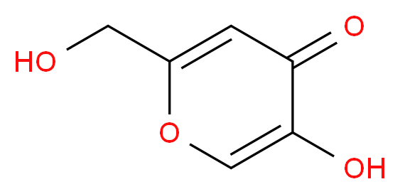 5-Hydroxy-2-(Hydroxymethyl)-4h-Pyran-4-One_分子结构_CAS_501-30-4)