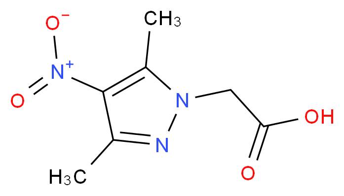 (3,5-Dimethyl-4-nitro-pyrazol-1-yl)-acetic acid_分子结构_CAS_)