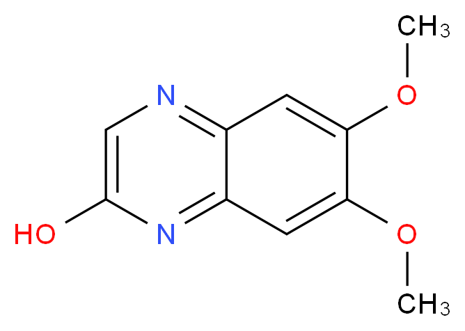 6,7-dimethoxyquinoxalin-2-ol_分子结构_CAS_)