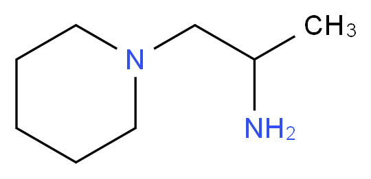 1-(piperidin-1-yl)propan-2-amine_分子结构_CAS_34217-60-2