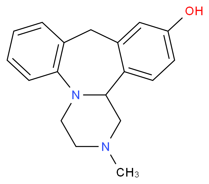 5-methyl-2,5-diazatetracyclo[13.4.0.0<sup>2</sup>,<sup>7</sup>.0<sup>8</sup>,<sup>1</sup><sup>3</sup>]nonadeca-1(15),8(13),9,11,16,18-hexaen-11-ol_分子结构_CAS_57257-81-5