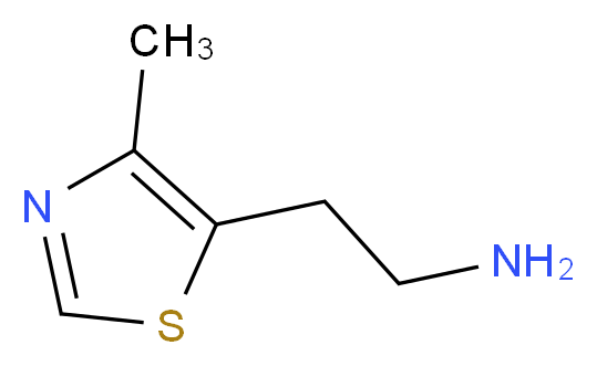 2-(4-methyl-1,3-thiazol-5-yl)ethan-1-amine_分子结构_CAS_58981-35-4