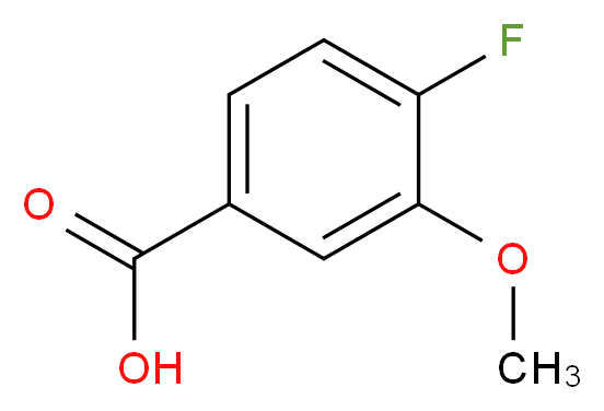 3-Methoxy-4-fluorobenzoic acid_分子结构_CAS_82846-18-2)