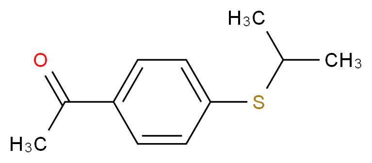 1-[4-(propan-2-ylsulfanyl)phenyl]ethan-1-one_分子结构_CAS_)