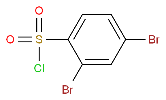 2,4-Dibromobenzenesulfonyl chloride_分子结构_CAS_72256-95-2)