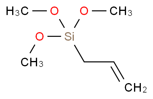 烯丙基三甲氧基硅烷_分子结构_CAS_2551-83-9)