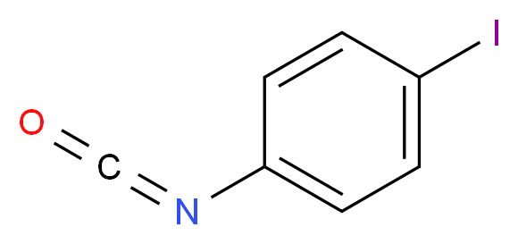 1-iodo-4-isocyanatobenzene_分子结构_CAS_15845-62-2