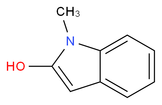 1-methyl-1H-indol-2-ol_分子结构_CAS_90563-58-9
