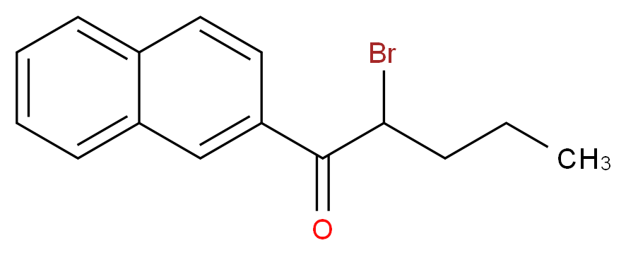 2-Bromo-1-(2-naphthalenyl)-1-pentanone_分子结构_CAS_850352-43-1)