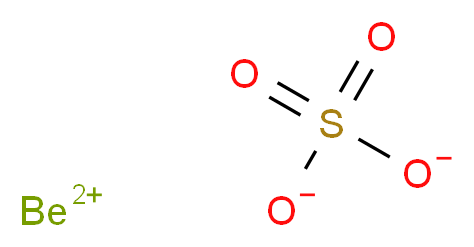 beryllium(2+) ion sulfate_分子结构_CAS_13510-49-1