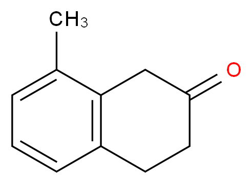 8-methyl-1,2,3,4-tetrahydronaphthalen-2-one_分子结构_CAS_31701-18-5