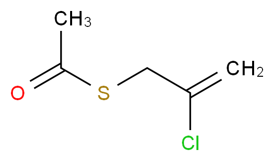 S-(2-Chloroallyl)thioacetate_分子结构_CAS_24891-77-8)