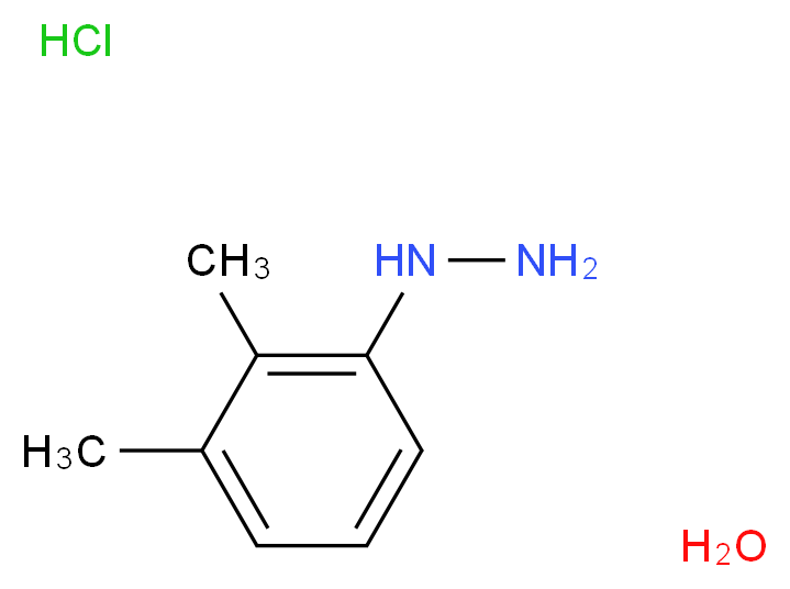 2,3-二甲基苯肼 盐酸盐 水合物_分子结构_CAS_123333-92-6)