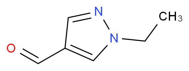 1-Ethyl-1H-pyrazole-4-carbaldehyde_分子结构_CAS_304903-10-4)