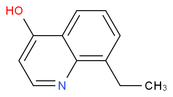 8-ETHYL-4-QUINOLINOL_分子结构_CAS_23096-83-5)