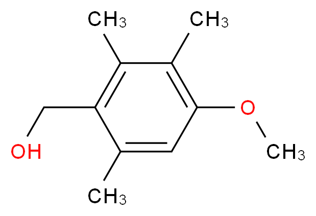 (4-methoxy-2,3,6-trimethylphenyl)methanol_分子结构_CAS_54344-93-3