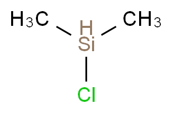 二甲基氯硅烷_分子结构_CAS_1066-35-9)