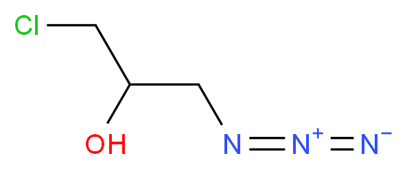 1-Azido-3-chloro-2-propanol, Technical Grade_分子结构_CAS_51275-91-3)
