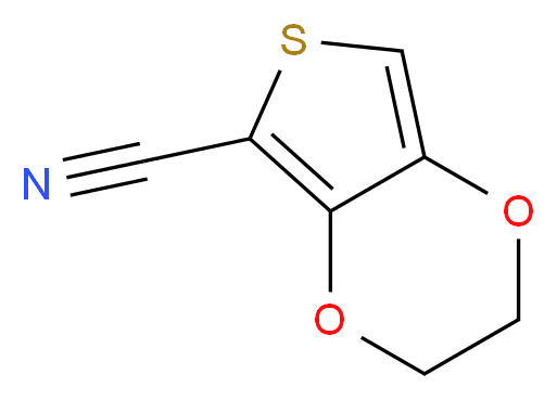 2,3-Dihydrothieno[3,4-b][1,4]dioxine-5-carbonitrile 95%_分子结构_CAS_859851-02-8)