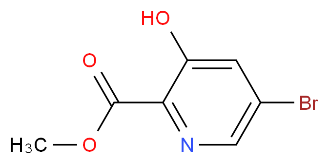 methyl 5-bromo-3-hydroxypyridine-2-carboxylate_分子结构_CAS_1242320-57-5